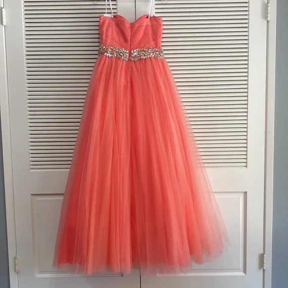 Alyce Paris Coral Evening Gown - Picture 4 of 4